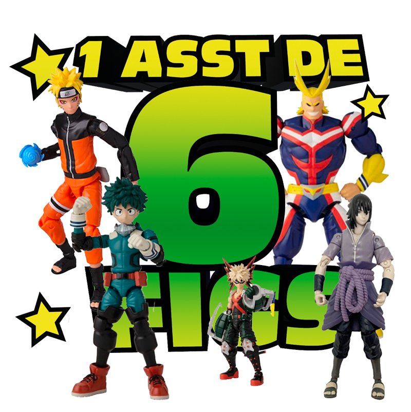 Banpresto Anime Heroes Drop Aléatoire Assortiment figurines 10cm