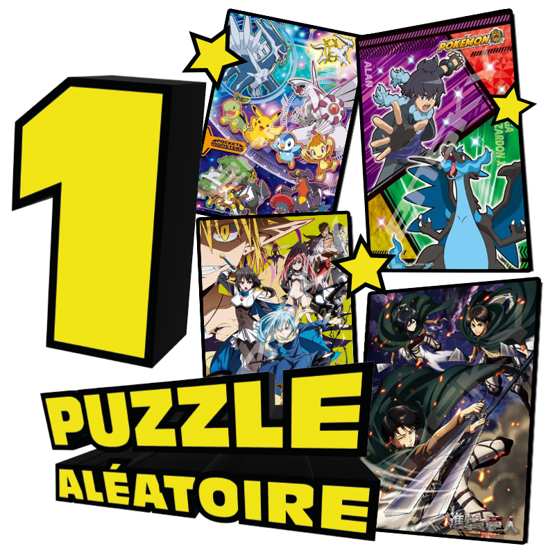 Puzzle Drop Aléatoire 300pcs ou 500pcs ou 1000pcs
