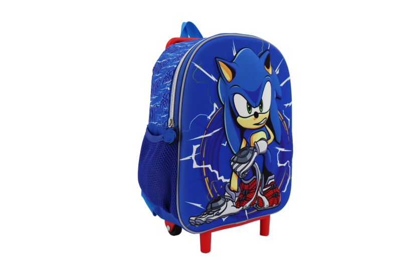 Sonic Prime Sac A Dos Junior Trolley 3D 36x25x14cm