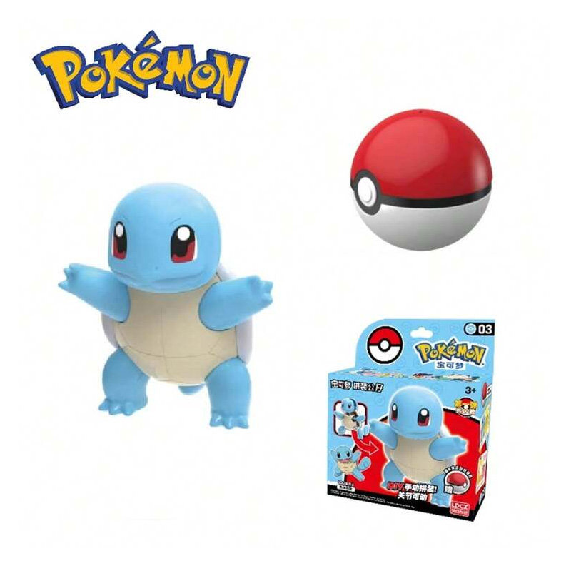 Pokemon Model Kit & Pokeball Carapuce 6Cm