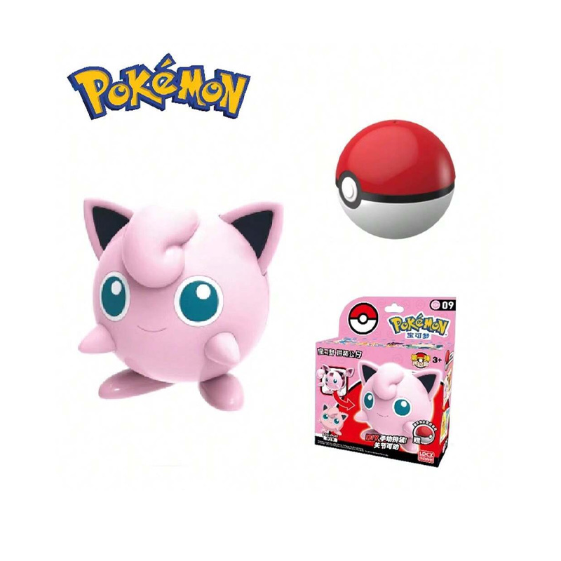 Pokemon Model Kit & Pokeball Rondoudou 6cm