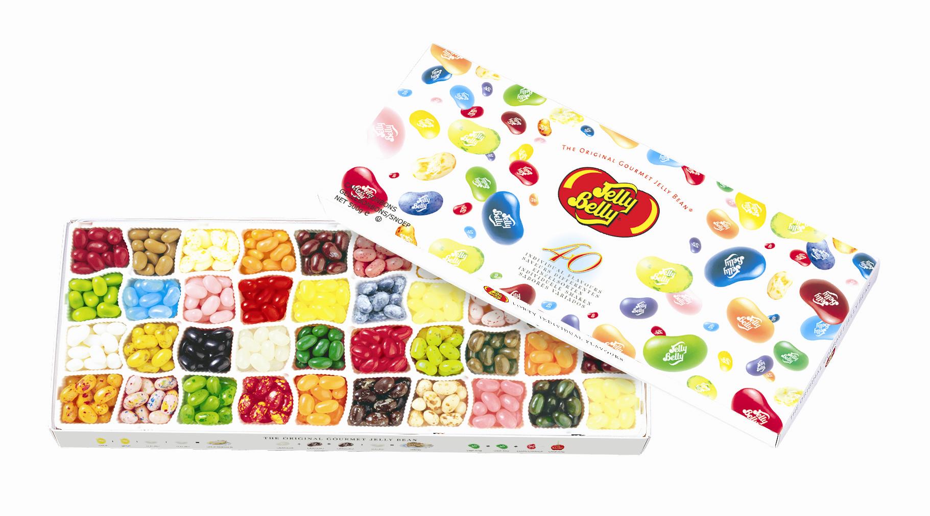 Jelly Belly boite cadeau 500g 40 parfums