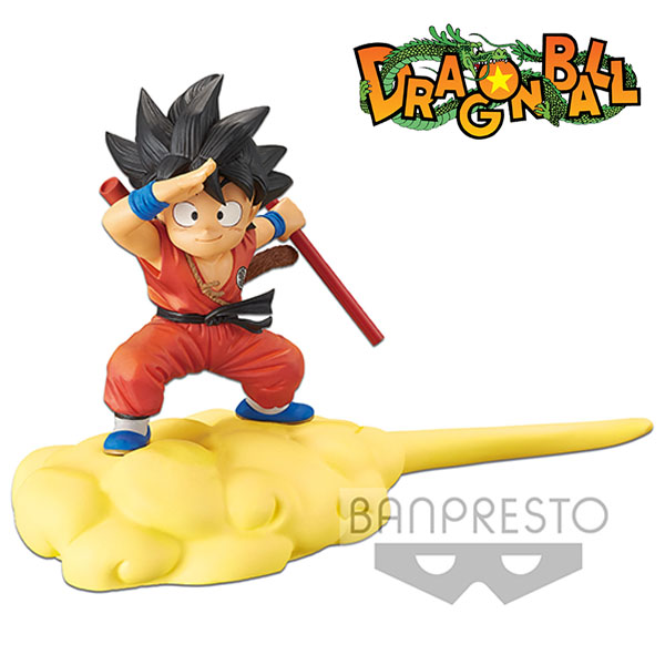 DBZ Goku Red Outfit Flying Nimbus 13cm