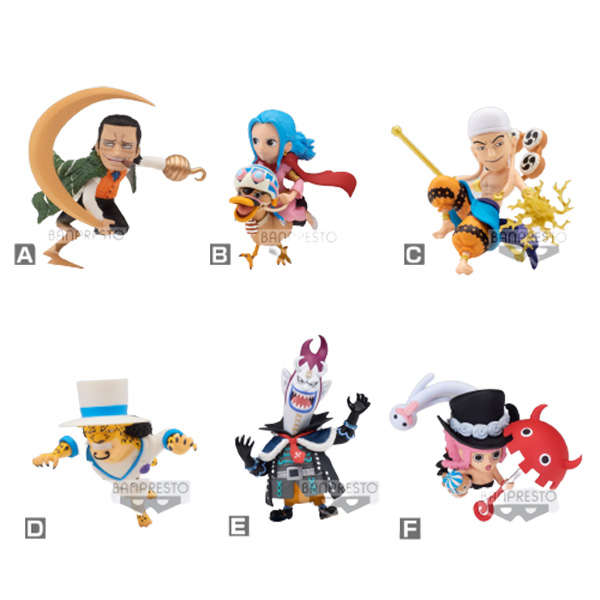 One Piece WCF Great Pirates 100 Landscapes Vol 6 Asst 12pcs 7cm - W90