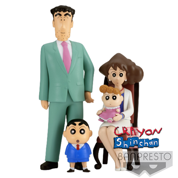 Crayon Shinchan Nohara Family Figure Family Photo Vol 2 Misae & Himawari 15cm - W94