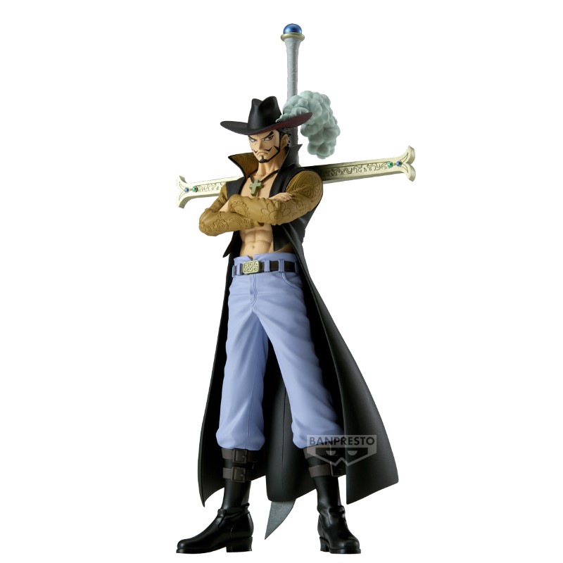 One Piece Dxf The Grandline Series Extra Dracule Mihawk 17cm W124