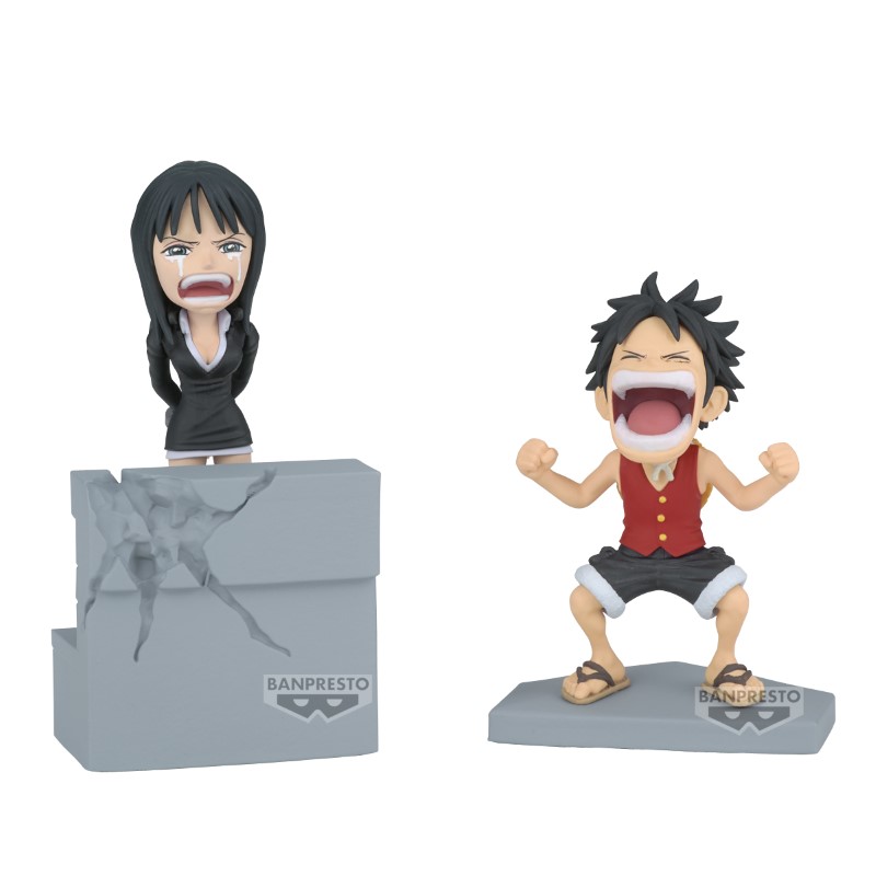 One Piece WCF Log Stories Monkey D Luffy & Nico Robin 10cm W125