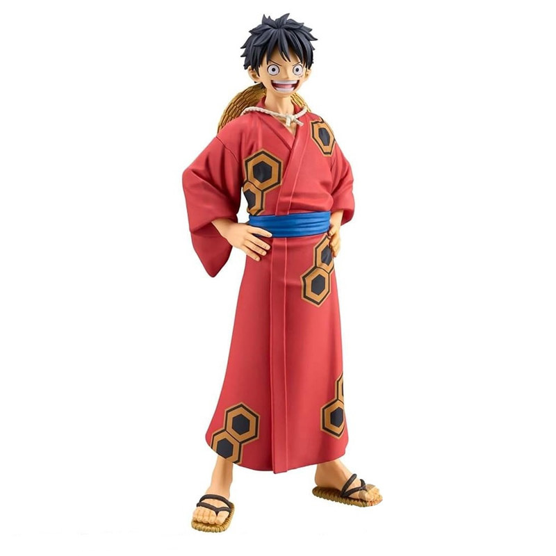 One Piece DXF Grandline Series Wanokuni Luffy Yukata 16cm  W111