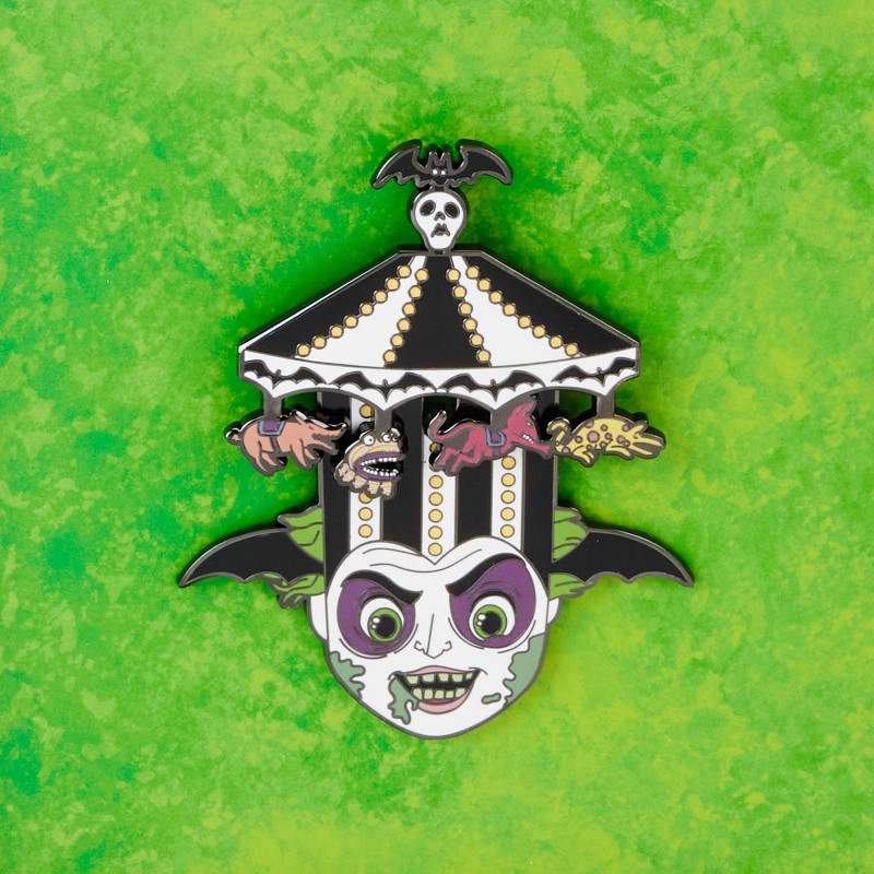 Beetlejuice Loungefly Pins Collector Box Carousel Hat Sliding