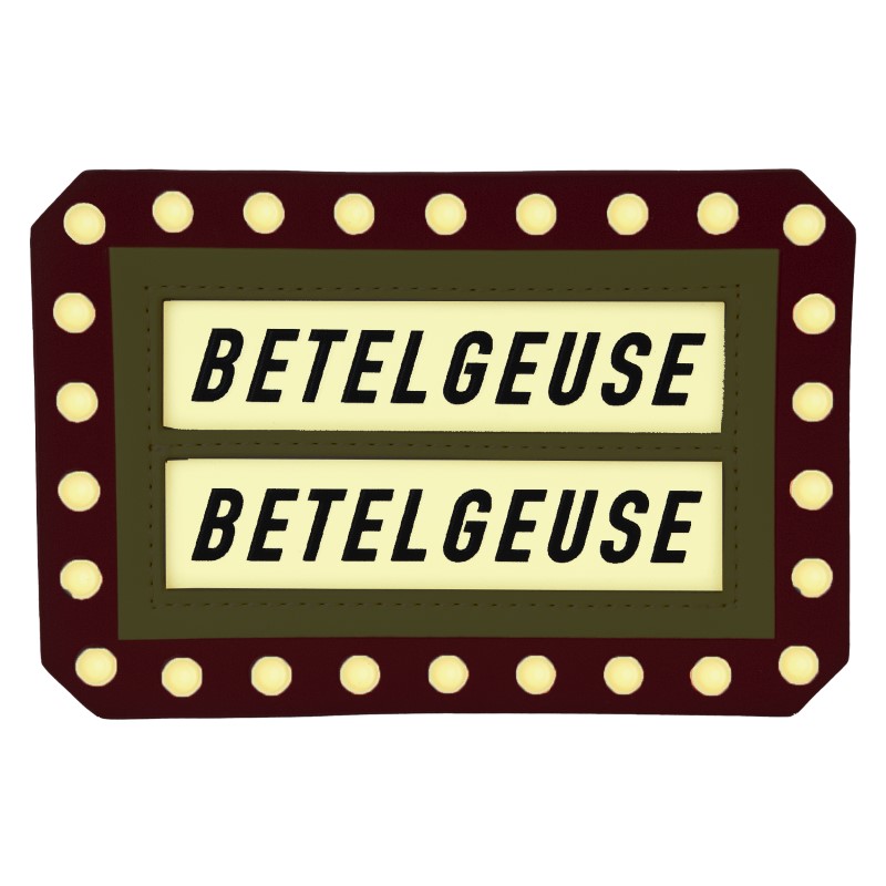 Beetlejuice Loungefly Porte Carte Here Lies Betelgeuse Large