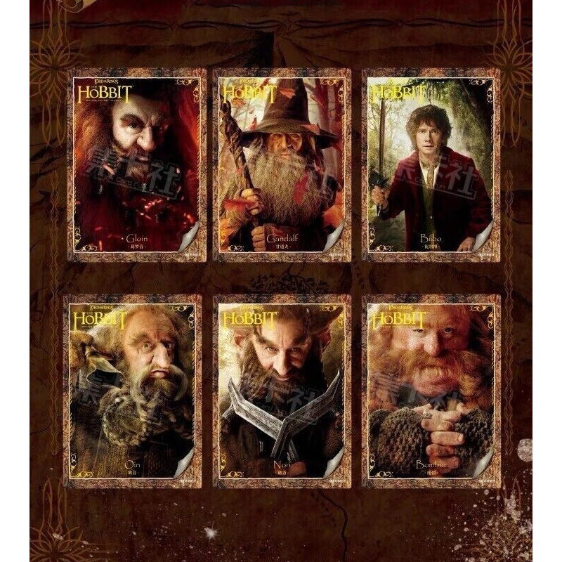 The Hobbit Trilogy Cardfun Tc Boite De 8 Boosters De 2 Cartes +  2 Speciales