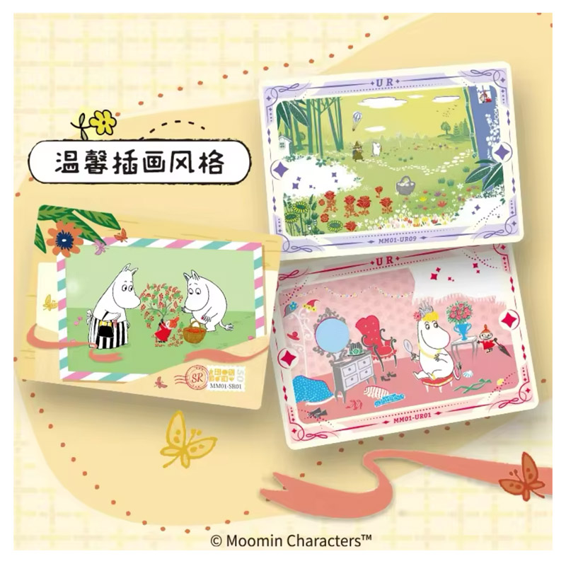 Moomin Cardfun Boite De 10 Boosters De 3 Cartes