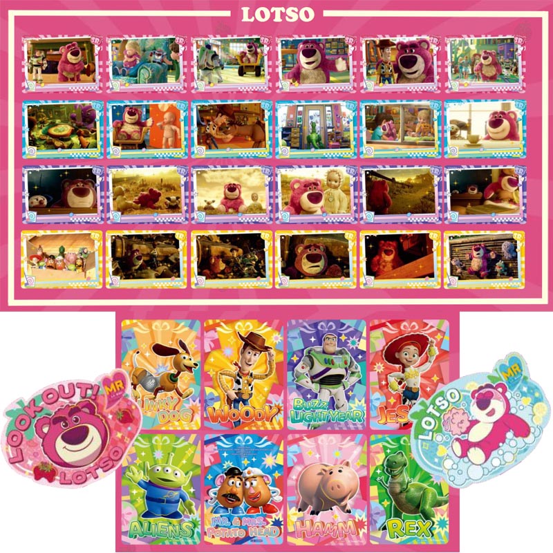 Disney Cardfun Lotso Series Boite 10 Boosters De 4 Cartes