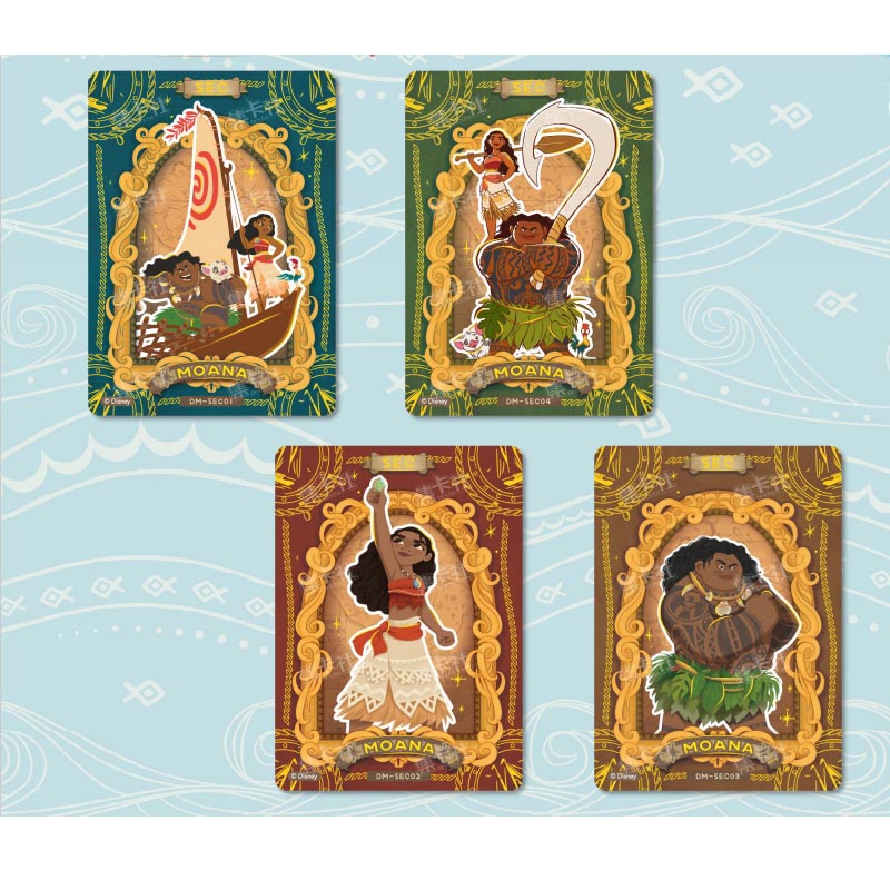 Disney Cardfun Moanaseries Adventure Journey Boite 10 Boosters De 4 Cartes