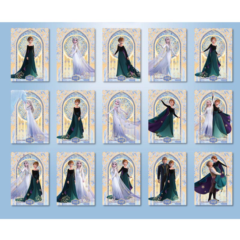 Disney Cardfun Frozen Reine des Neiges Ambilight Boite 10 Boosters De 4 Cartes