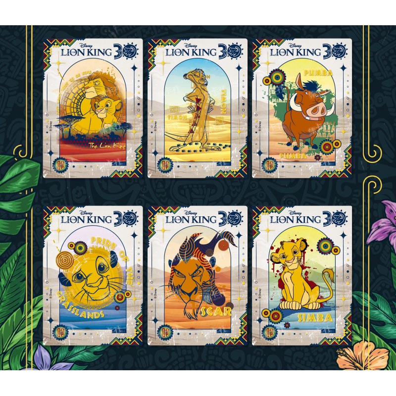 Disney Cardfun Le Roi Lion 30Th Anniv Boite 10 Boosters De 4 Cartes