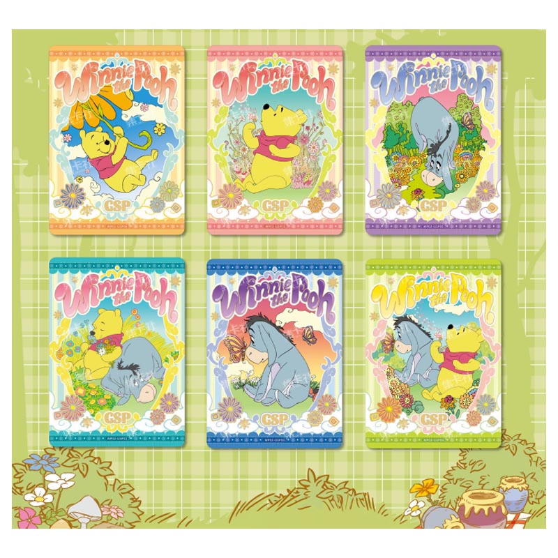 Disney Cardfun Winnie The Pooh Spring Outing Boite 16 Boosters De 4 Cartes