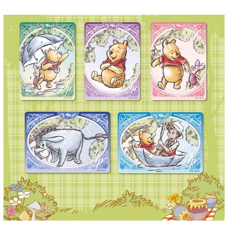 Disney Cardfun Winnie The Pooh Spring Outing Boite 16 Boosters De 4 Cartes