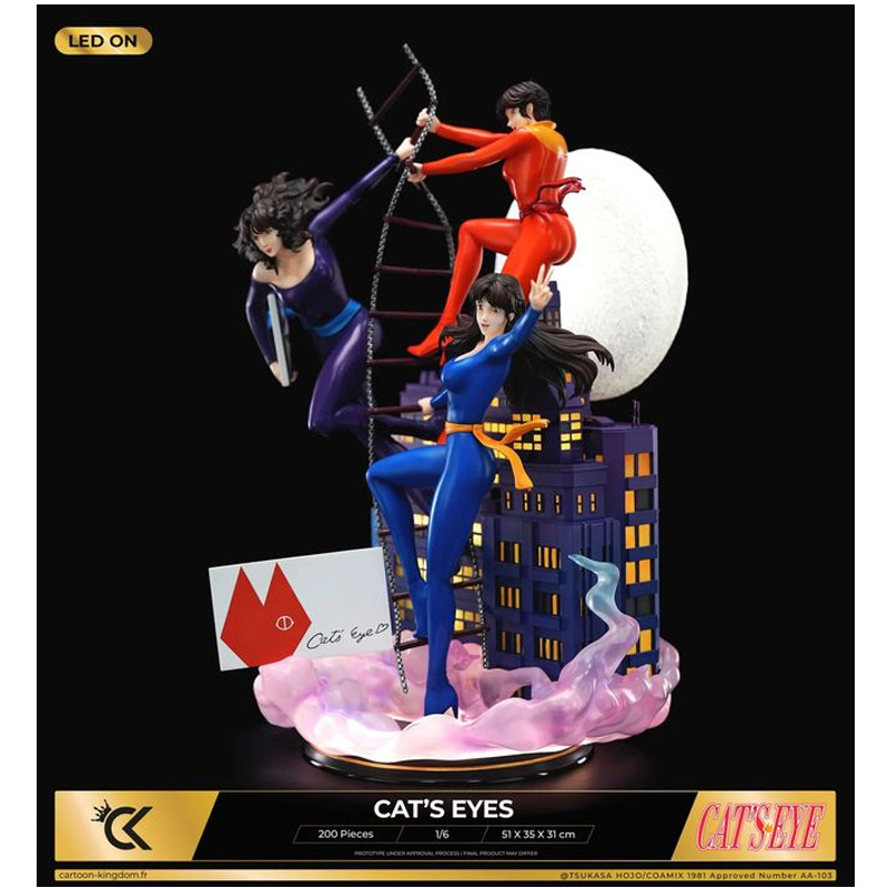 Cat's Eyes Statue Resine 1/6 Diorama 51Cm 200Ex