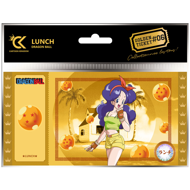 DBZ Dragon Ball Golden Ticket Lunch X5