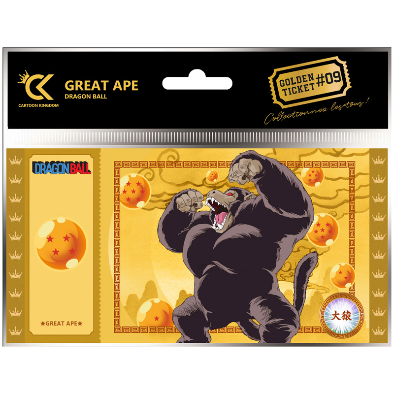 DBZ Dragon Ball Golden Ticket Great Ape X5