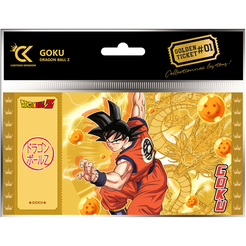 DBZ Dragon Ball Golden Ticket Goku X5