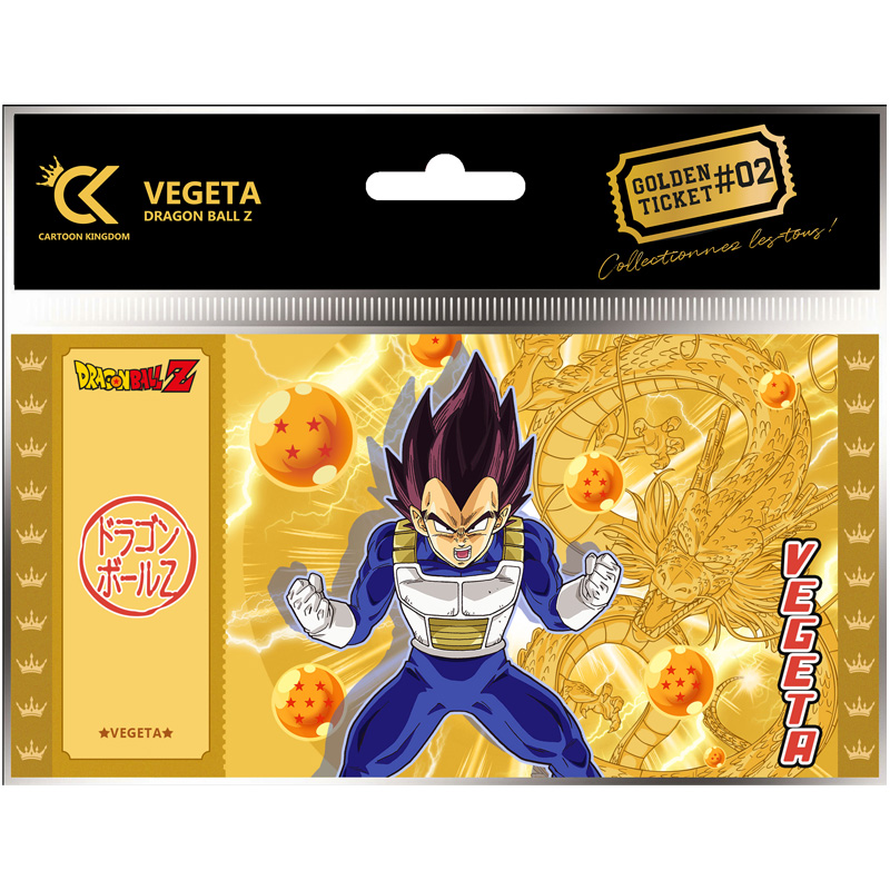 DBZ Dragon Ball Golden Ticket Vegeta X5