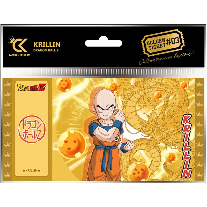 DBZ Dragon Ball Golden Ticket Krillin X5