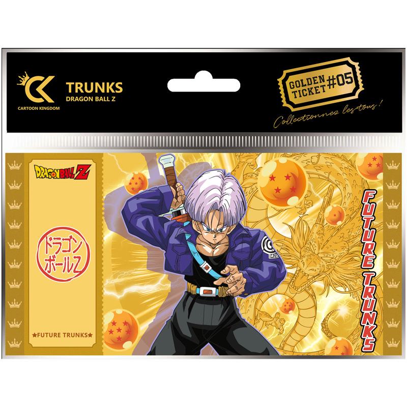 DBZ Dragon Ball Golden Ticket Future Trunks X5