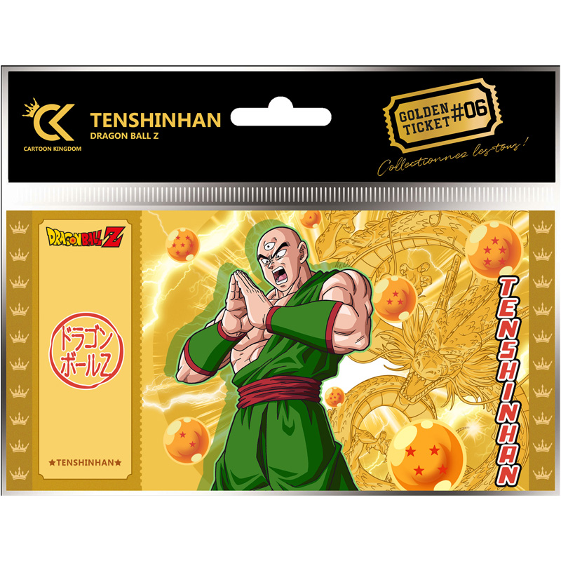 DBZ Dragon Ball Golden Ticket Tenshinhan X5