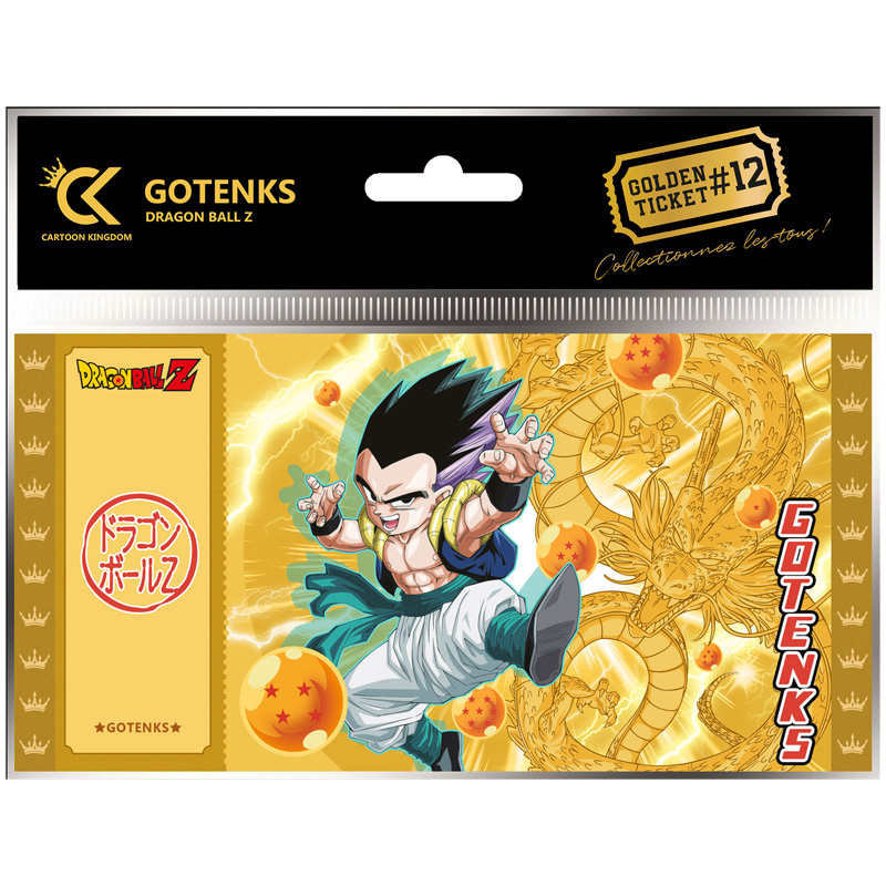 DBZ Dragon Ball Golden Ticket Gotenks X5