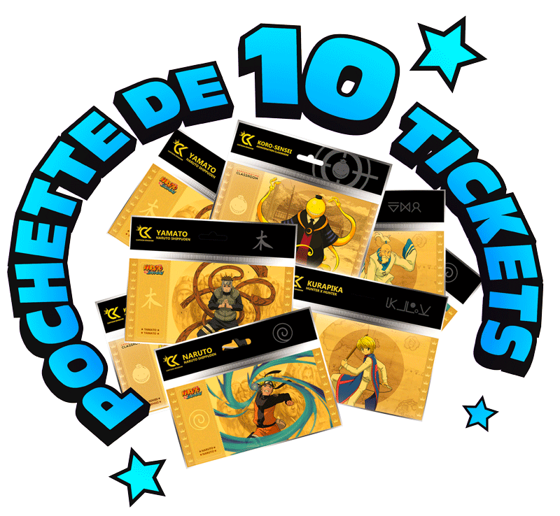 Golden ticket Drop pack de 10 tickets V1 aléatoire