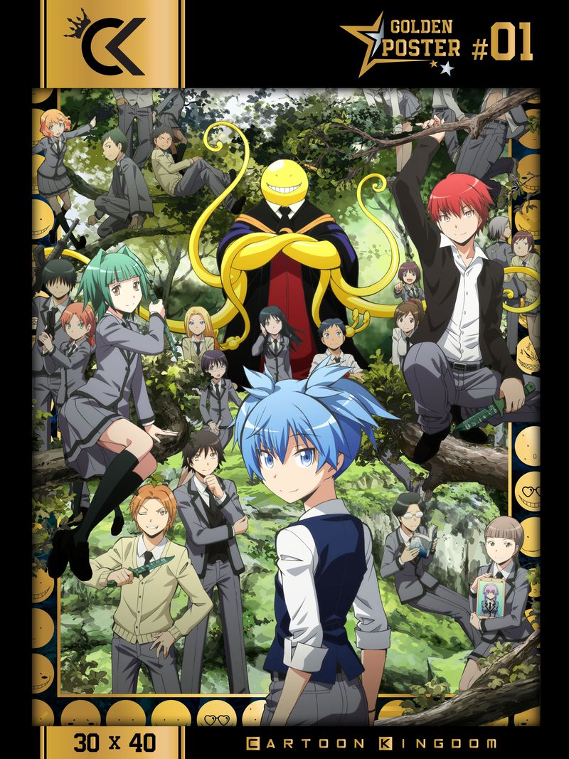 Assassination Classroom Golden Poster Personnages