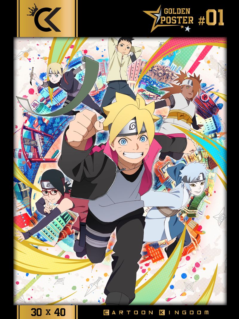 Boruto Golden Poster Personnages