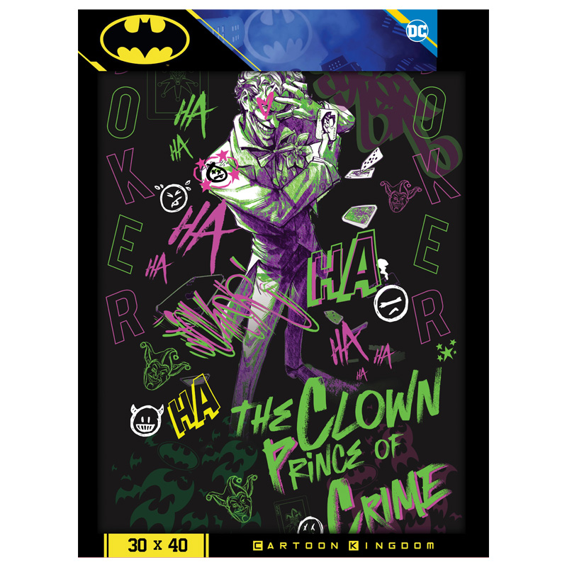 DC Golden Poster Joker The Clown Prince Of Crime