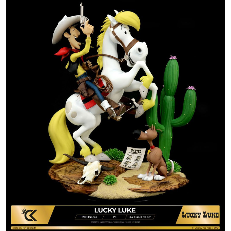 Lucky Luke Statue Resine Limitee 200 Exemplaires