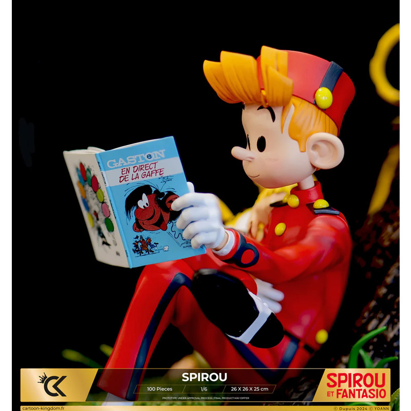 Spirou Statue Resine 1/6 Hommage A Franquin 26Cm 100Ex