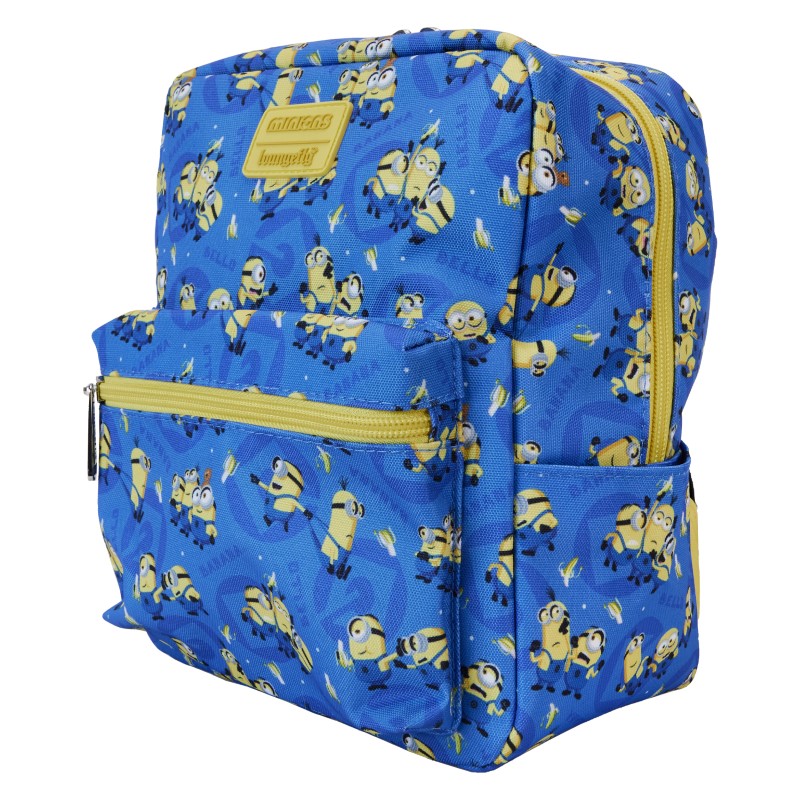 Moi Moche Et Mechant Loungefly Mini Sac A Dos Nylon Aop Minions