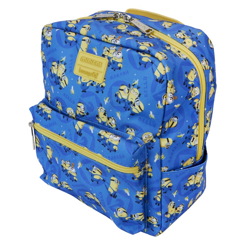 Moi Moche Et Mechant Loungefly Mini Sac A Dos Nylon Aop Minions