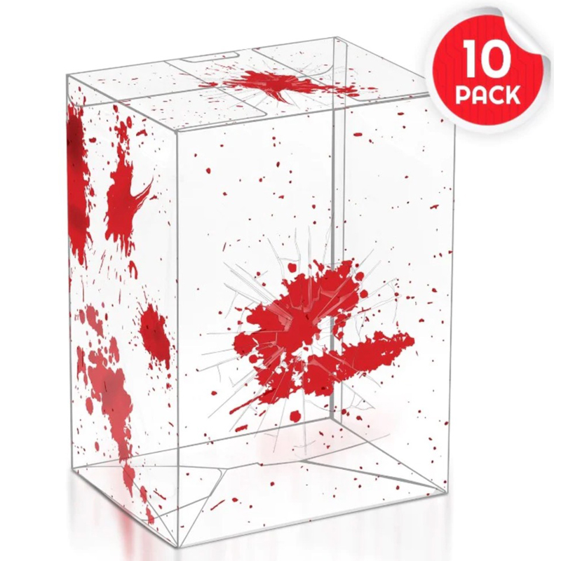 Evoretro Etui de Protection 0,40mm Pour Funko Pop Red Blood Bullet X10pcs