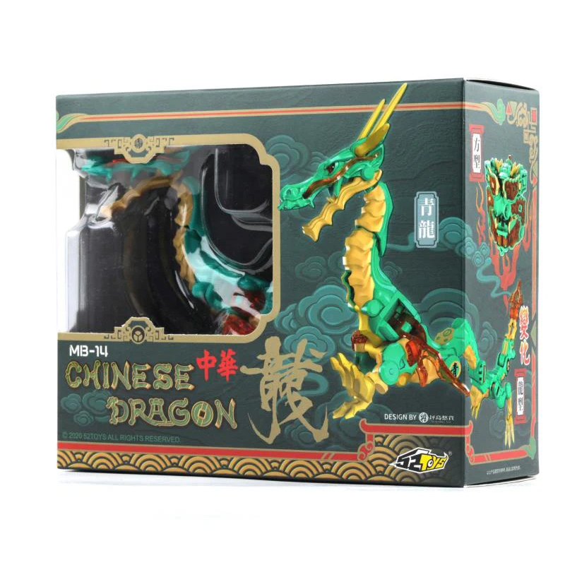 Beastbox 52Toys Megabox MB-14 Chinese Dragon Azure 29cm