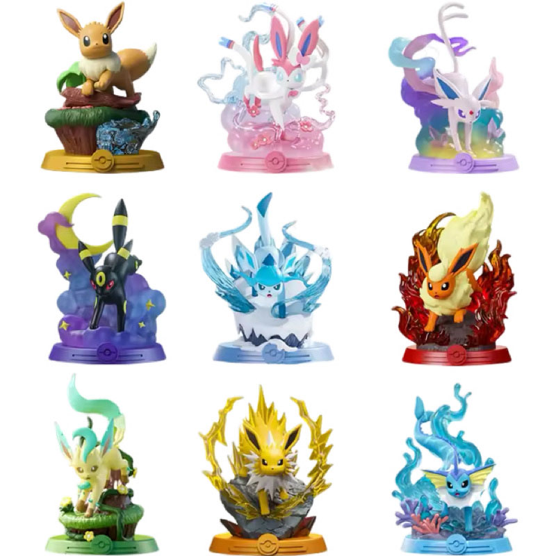 Pokemon Funism Let s Go Evoli Figure Blind Box Asst 9pcs