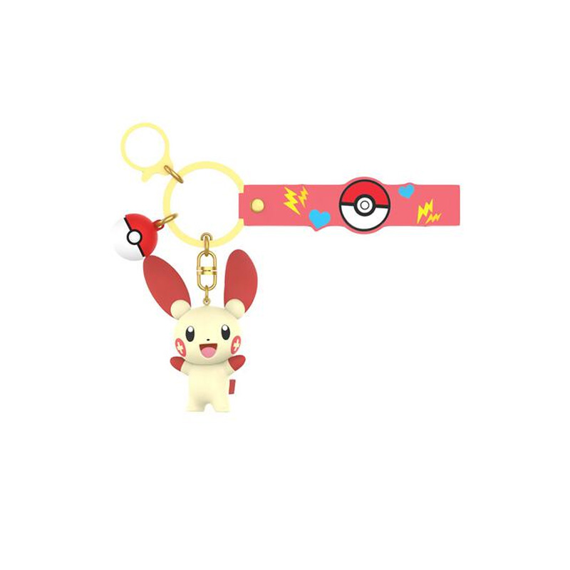 Pokemon Funism Keychain Porte Cle Plusle Posipi 5cm