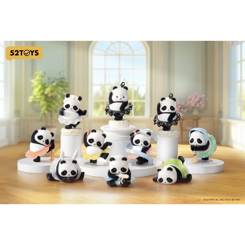 Pandaroll 52Toys Mystery Blind Box Ballet Performance Boite De 8pcs