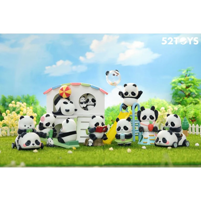 Pandaroll 52Toys Mystery Blind Box Kindergarten Boite De 8pcs