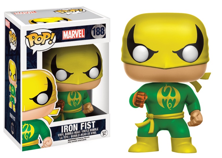 zz RIP zz Marvel Pop Iron Fist Classic Suit Exclu