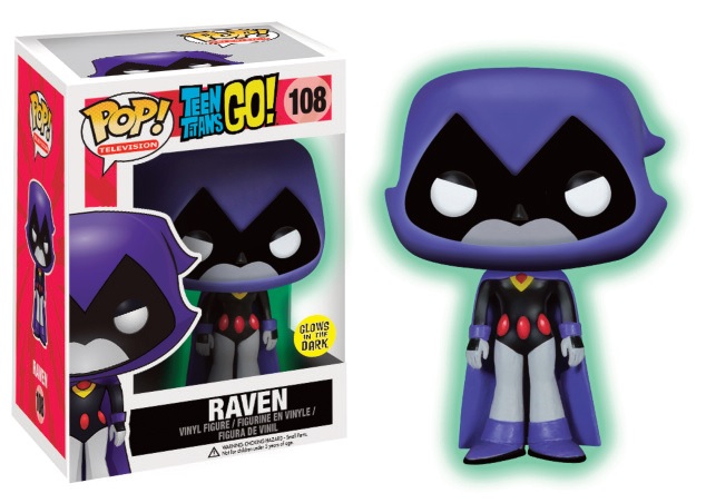 DC Pop Teen Titans Go Raven Glow In The Dark Exclu