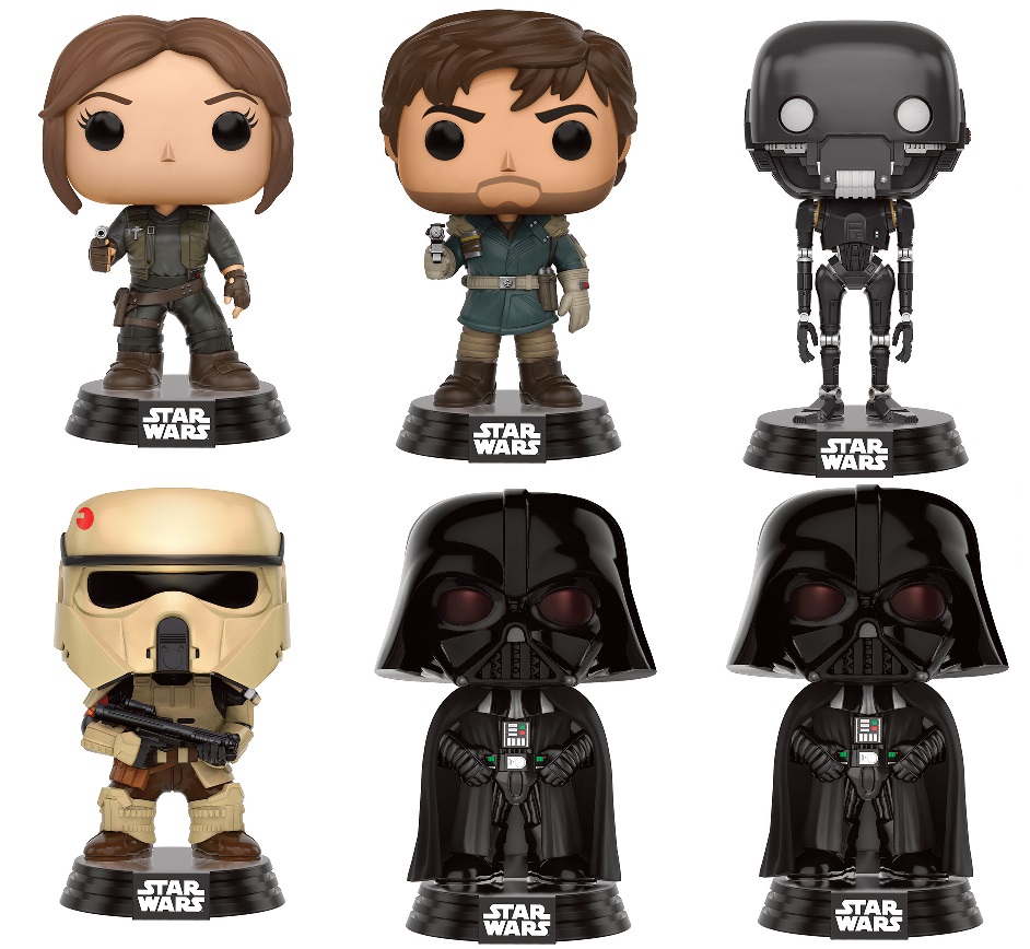 SW Pop Rogue One Set Of 6 Pcs