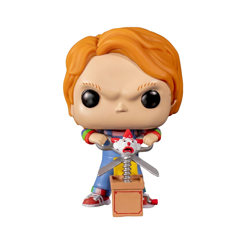 Chucky Pop Chucky Clown Box & Giant Scissors Exclu