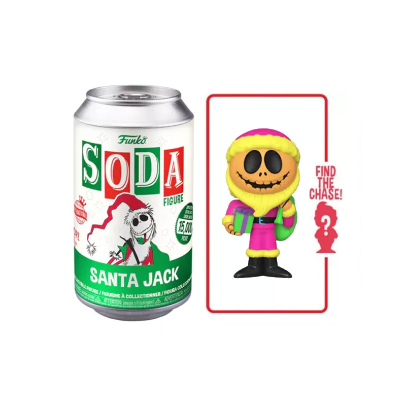 Disney Vinyl Soda Nightmare Before Christmas Santa Jack